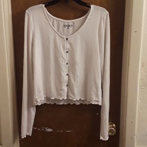 Long sleeve crop top